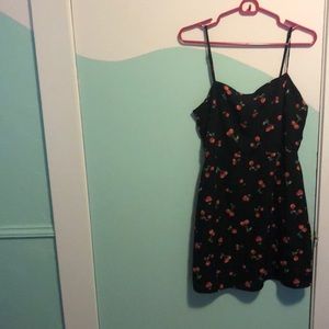Cherry Polyester Dress Size Large